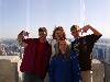 Kayla (3072Wx2304H) - Ken, Austin, Kayla, and Hailey on Top of the Rock! 